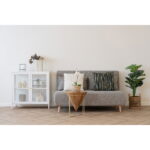 Dalby kapp, 2 klaasust, teras, valge, 80x35x80 cm Elutoamööbel Homewell 13
