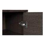 Kyoto kummut, 3 sahtliga, 2 uksega, tammespoon, suitsutatud, mustad metalljalad, 150x40x74 cm Elutoamööbel