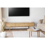 Darwini tv-alus, tamm, naturaalne, 180x45x45 cm Elutoamööbel Homewell 18