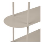 Rieti riiul, 5 riiulit, metall, liivakarva, 31x90x150 cm Kapid, kummutid ja riiulid