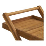 Pasaku teekäru, tiikpuu, naturaalne, 86x50x81 cm Köögiriiulid