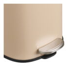 Lodi pedaaliga prügikast pehme sulguriga, metall, beež Vannituba Homewell 10