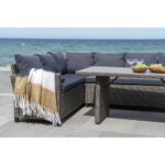 Sintra ruuduline tekk, must/valge/pruun, 130×170 cm Sisustus