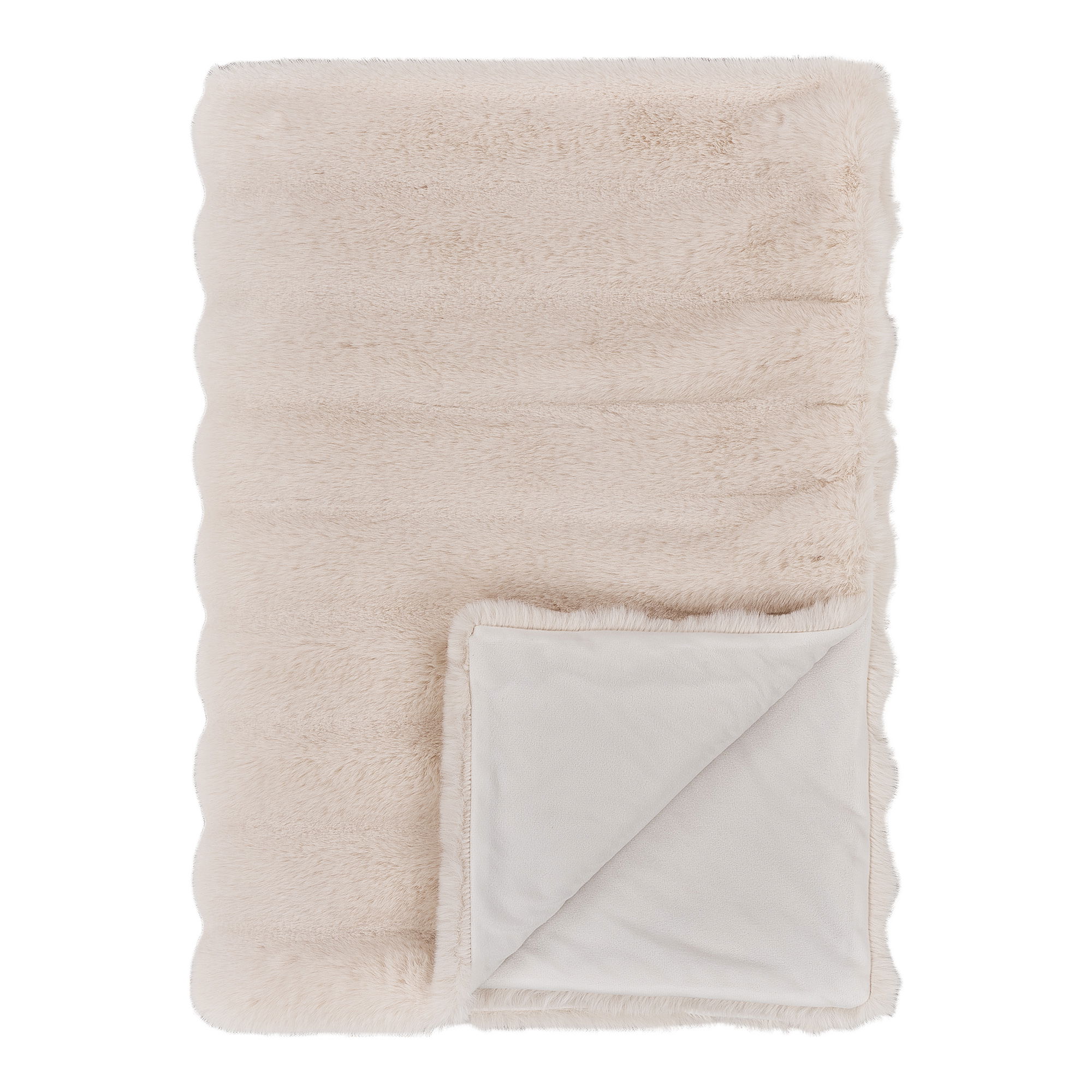 Galena ruuduline, kunstkarusnahk, valge, 130×180 cm Sisustus Galena ruuduline, kunstkarusnahk, valge, 130×180 cm Sisustus