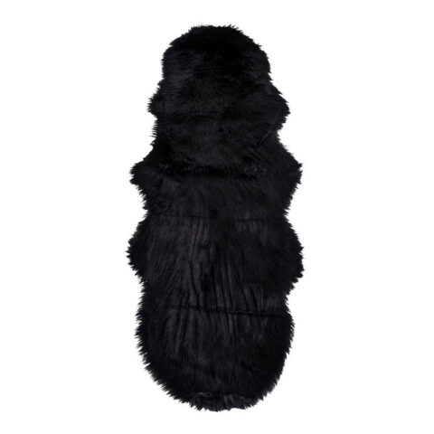 Kunstlik kunstlik lambanahk, must, 60×180 cm Sisustus