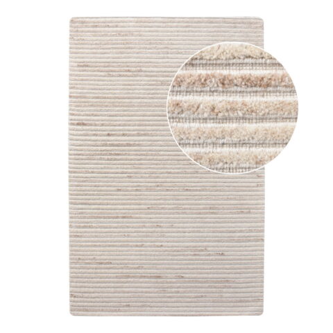 Mango vaip, käsitsi tuftitud, elevandiluu, 200×300 cm Sisustus