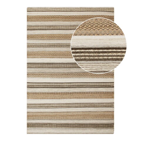 Morena vaip, käsitsi kootud, naturaalne/hall, 200×300 cm Sisustus