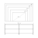 TV alus160x39x52cm antiikne, must TV-alused TV alus160x39x52cm antiikne, must TV-alused