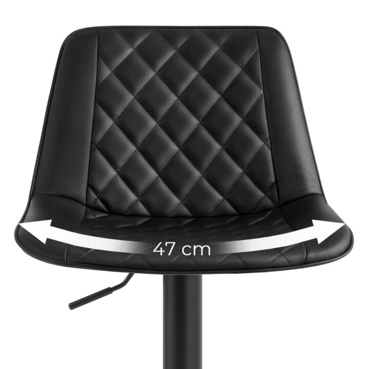 Baaritool 46.3x41x(88.6-110.5)cm must Baaripukid ja baaritoolid