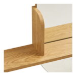 Barco peegel riiuliga, tammepuu imitatsioon, 92x15x94,5 cm Esik ja Garderoob