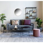 Jersey peegel, teras, messingi imitatsioon, ø60 cm Esik ja Garderoob