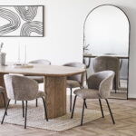 Madridi peegel, alumiinium, must, 90×180 cm Esik ja Garderoob