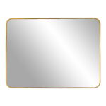 Madridi peegel, alumiinium, messingi imitatsioon, 50×70 cm Esik ja Garderoob