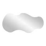 Palermo peegel, orgaanilise kujuga, 40×80 cm Esik ja Garderoob