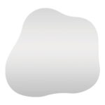 Palermo peegel, orgaanilise kujuga, 50×55 cm Esik ja Garderoob