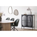 Luxoni peegel, orgaanilise kujuga, puiduimitatsioon, 44×48 cm Esik ja Garderoob