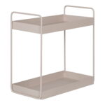 Rabo seisev topeltriiul, teras, liiv, 2 riiulit, 30x15x31 cm Elutoamööbel