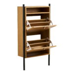 Barco jalanõudekapp, tammepuu imitatsioon, 62x26x118 cm Elutoamööbel Homewell 12