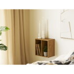 Townsville’i vertikaalsete ruumidega seinariiul, tamm, 18x30x30 cm Elutoamööbel