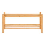 Manause jalanõude riiul, bambus, naturaalne, 70x27x33 cm Elutoamööbel