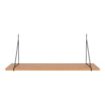 Chiba seinariiul, saarevineer, must terasraam, 80×29 cm Elutoamööbel