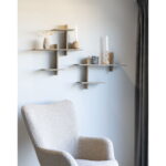 Gavi seinariiul, männipuit, 55x15x55 cm Elutoamööbel