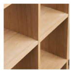 Moss seinariiul, männipuit, naturaalne, 46x10x46 cm Elutoamööbel