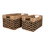 Salari korvid, mererohi, must/looduslik, 2 tk komplekt Esik ja Garderoob Homewell 5