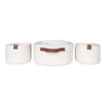 Jarana korvid, puuvillased, valged, 3 tk komplekt Esik ja Garderoob Homewell 8