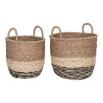 Lima korvid, mererohi, naturaalne/pruun/must, 2 tk komplekt Esik ja Garderoob Homewell 7
