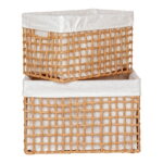 Bustelo korvid, paberist, naturaalsed, 2 tk komplekt Esik ja Garderoob