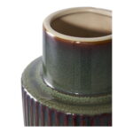 Vaas vaas, keraamiline, roheline/pruun, ø16×30 cm Sisustus
