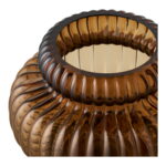 Vaas vaas, suupuhutud klaas, suitsupruun, ø20×16 cm Sisustus