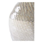 Vaas vaas, keraamiline, valge/roheline, ø26×30,5 cm Sisustus