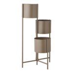 Lillepott lillepott, terasest, pruun, 22,5x23x75,5 cm Sisustus