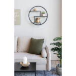 Rio kauss, tiikpuu, naturaalne, ø20×8 cm Sisustus