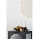 Rio kauss, tiikpuu, naturaalne, ø30×10 cm Sisustus