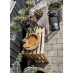 Rio kauss, tiikpuu, naturaalne, ø30×10 cm Sisustus