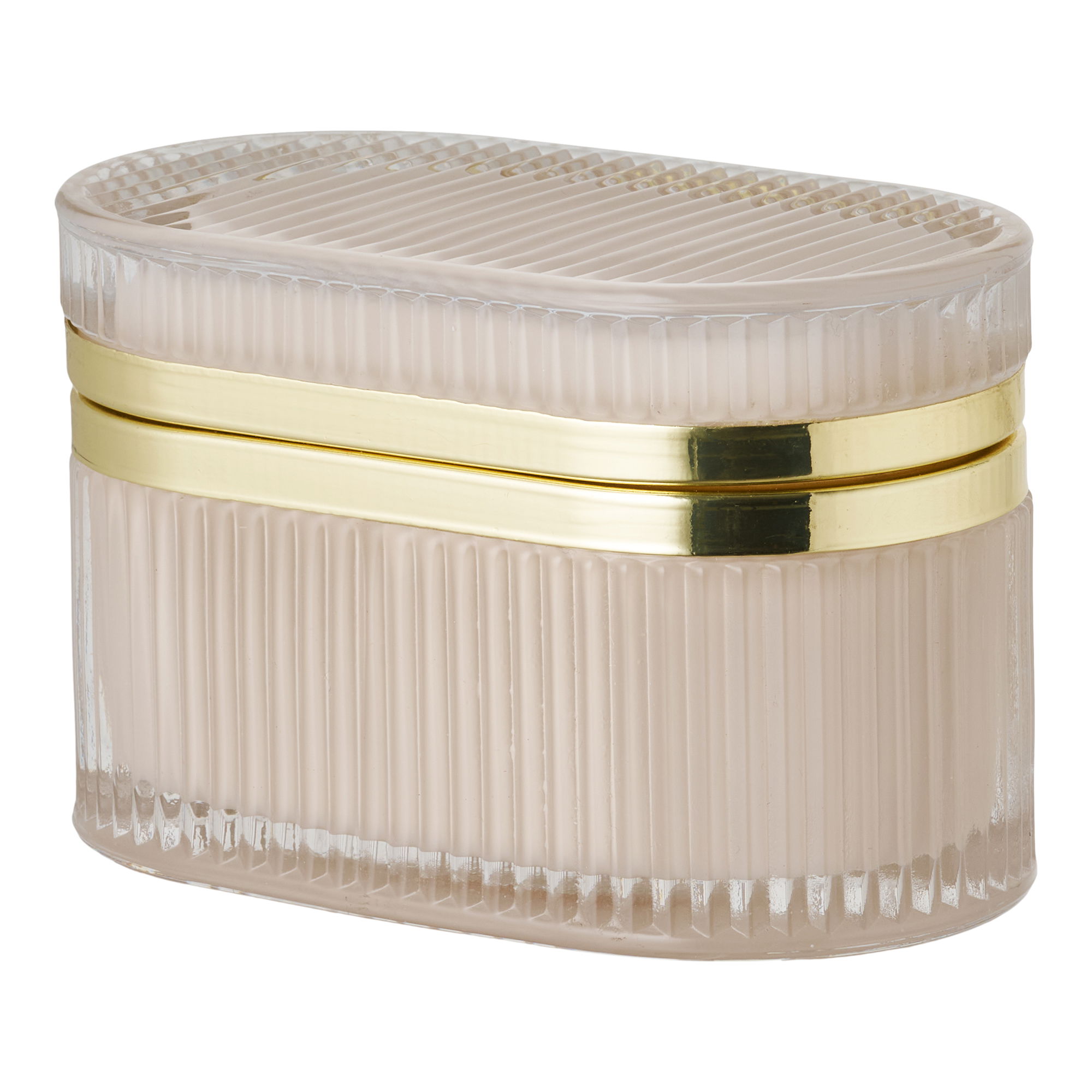 Armastuse klaaskarp, nude/messing, 13,5x8x9 cm Sisustus Armastuse klaaskarp, nude/messing, 13,5x8x9 cm Sisustus