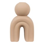 Küünlahoidja küünlajalg, keraamiline, pruun, 10,5×6,5×17 cm Sisustus