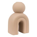 Küünlahoidja küünlajalg, keraamiline, pruun, 10,5×6,5×17 cm Sisustus