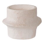 Küünlahoidja küünlajalg, tsement, valge, 2 tk komplekt Sisustus