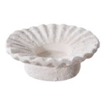 Küünlahoidja küünlajalg, tsement, valge, 2 tk komplekt Sisustus