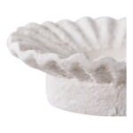 Küünlahoidja küünlajalg, tsement, valge, 2 tk komplekt Sisustus