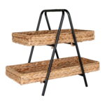 Alfaro kandik, vesihüatsint/metall, must/looduslik, 42x23x43,5 cm Sisustus