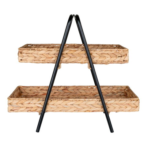 Alfaro kandik, vesihüatsint/metall, must/looduslik, 42x23x43,5 cm Sisustus