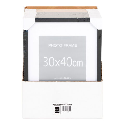 Marbella raamdisplei, 7 tk musta ja 8 tk naturaalset värvi, 30×40 cm Sisustus