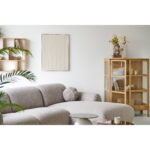 Ena reljeefne seinakaunistus, beež, 60×80 cm Sisustustooted