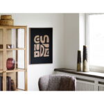 Tine tuftitud seinakaunistus, beež/must, 50×70 cm Sisustustooted