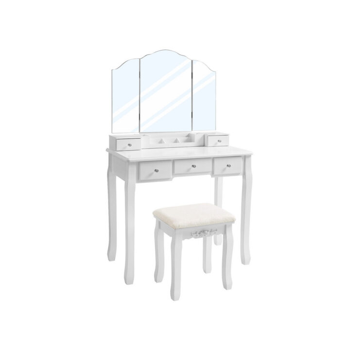 Meigilaud 80x40x137.5cm valge Kirjutuslauad